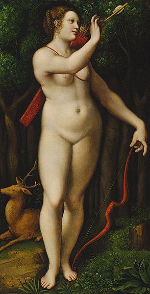 unknow artist Diana the Huntress, after 1526 Giampietrino